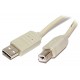 USB-2.0 KAAPELI A-UROS / B-UROS 0,5m
