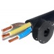 MAINS RUBBER CABLE 3x 1,50mm2 BLACK 100m roll