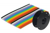 COLOURED FLAT CABLE 10-PIN 30,5m roll