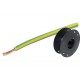 EQUIPMENT WIRE 0,50mm2 YELLOWGREEN 1m