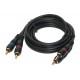 RCA STEREO CABLE GOLD 1,5m