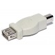 USB-ADAPTERI A-FEMALE / B-MALE