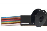 MODULAR CABLE 8-POLE BLACK 100m roll