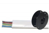 MODULAR CABLE 6-POLE WHITE 100m reel