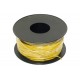 EQUIPMENT WIRE 0,22mm2 YELLOW 100m roll