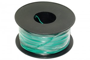 EQUIPMENT WIRE 0,22mm2 GREEN 100m roll