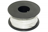 EQUIPMENT WIRE 0,22mm2 WHITE 100m roll