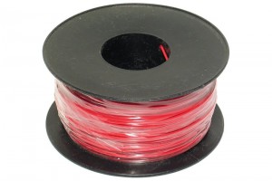 EQUIPMENT WIRE Ø0,6mm RED 100m roll