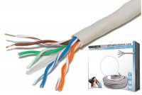 SOLID TWISTED PAIR CABLE CAT5e 4x2 100m roll