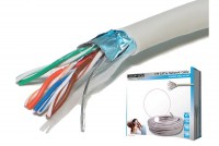 TWISTED PAIR CABLE CAT5e 4x2 SHIELDED 100m box