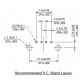 USB 2.0 TYPE-A RECEPTABLE ANGLED PCB - layout