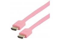 FLAT HDMI-CABLE 2,0m pink