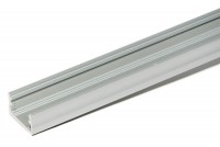 ALUMINIUM LED-STRIPE PROFILE ANODIZED 2m