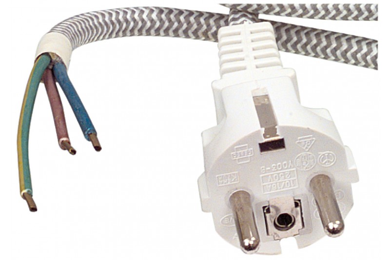 Какой провод для утюга POWER CORD WITH TEXTILE OUTER SHIELD 2m - PARTCO
