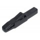 4mm CROCODILE CLIP 300V BLACK