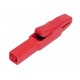 4mm CROCODILE CLIP 300V RED