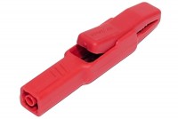 4mm CROCODILE CLIP 300V RED