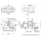 USB-A FEMALE HORIZONTAL smd drw