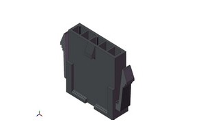 3,0mm 1x3pole male wire panel mount UL 94V-0