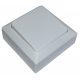 LIGHT SWITCH 1/6 WHITE SURFACE-MOUNTABLE