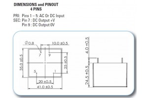 TRANSFORMER 7,5W 5V