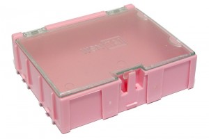 MEDIUM MODULAR SNAP BOX pink