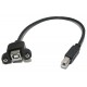 PANEL MOUNT USB CABLE TYPE-B MALE/FEMALE 30cm