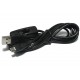 USB TYPE-A/microB POWER CABLE WITH SWITCH 1,5m