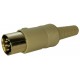 DIN CONNECTOR MALE 8-PIN 262°