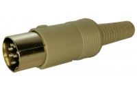 DIN CONNECTOR MALE 8-PIN 262°