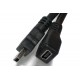 USB-2.0 miniB EXTENSION CABLE 1m