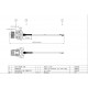 U.FL - TNC(F)ST Bulkhead Oring 1,32mm L-250mm dwg