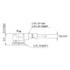 U.FL - U.FL 60mm Ø0,81mm Micro Coaxial Cable dwg2