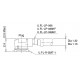 U.FL-2LP-068A2 x2 OD1,13mm L-100mm dwg