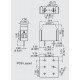 Terminal Block 1pole 2wire clamp 7,5mm 30A dwg