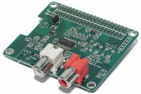 RASPBERRY PI DAC ADDON BOARD WITH RCA CONNECTORS