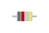 METAL FILM RESISTOR 0,6W: 0,82ohm