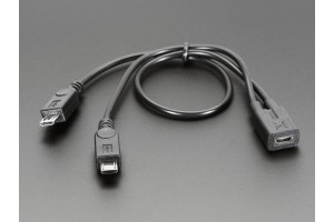 USB MIKRO-B N / 2X MIKRO-B U 0,18/0,30m