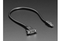 USB microB PANEL CONNECTOR 18cm