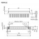 DIN 41612 64-pin A+C male straight PCB dwg