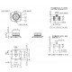 U.FL micro coaxial for PCB CutTape dwg