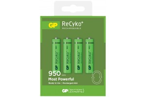 AKKU-AAA NiMH 1,2V 950mAh KÄYTTÖVALMIS 4kpl