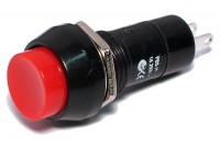 PUSHBUTTON SWITCH 1A 250V RED