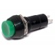 PUSHBUTTON SWITCH 1A 250V GREEN