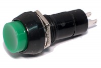 PUSHBUTTON SWITCH 1A 250V GREEN