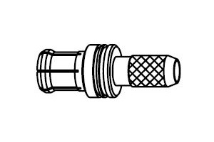 MCX(M) S/T plug for RG-174/316