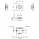 RF testiliitin / kytkin 1,8x1,8mm h 0,85mm dwg