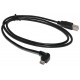 USB-2.0 CABLE A-MALE / microB MALE 1m ANGLE