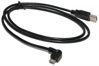 USB-2.0 CABLE A-MALE / microB MALE 1m ANGLE