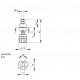 4mm CAPTIVE BINDING POST Hirschmann BLACK